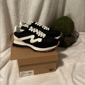 Steve Madden Black and White Sneakers